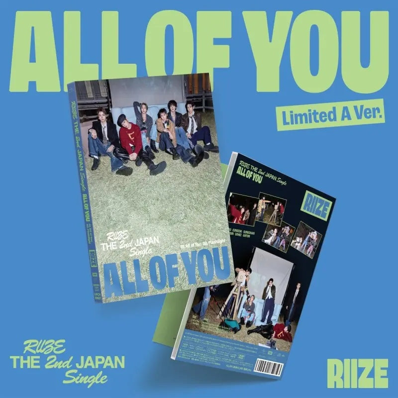 RIIZE - [ALL OF YOU] JAPAN Single Album LIMITED A (CD + DVD