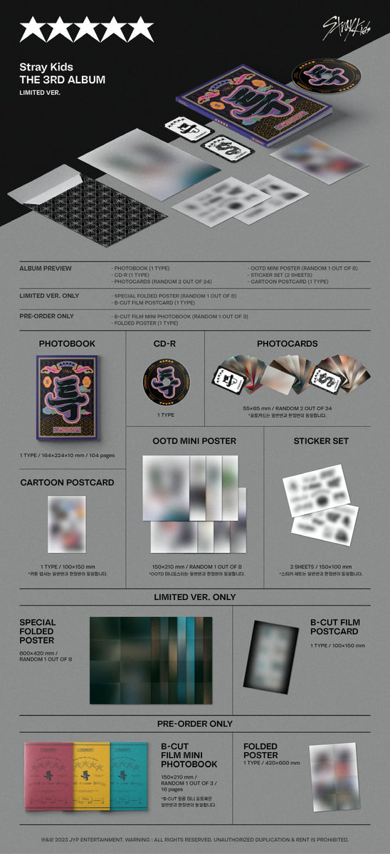 Stray Kids - [ (5-STAR)] (3rd Album LIMITED Version) – kpopalbums.com
