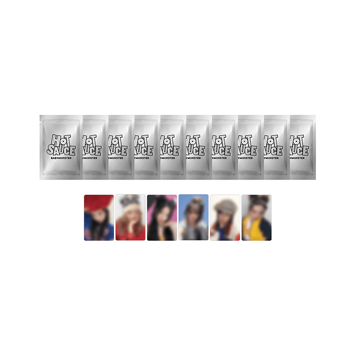 BABYMONSTER - [HOTSAUCE] (OFFICIAL MD TRADING PHOTOCARD BULK