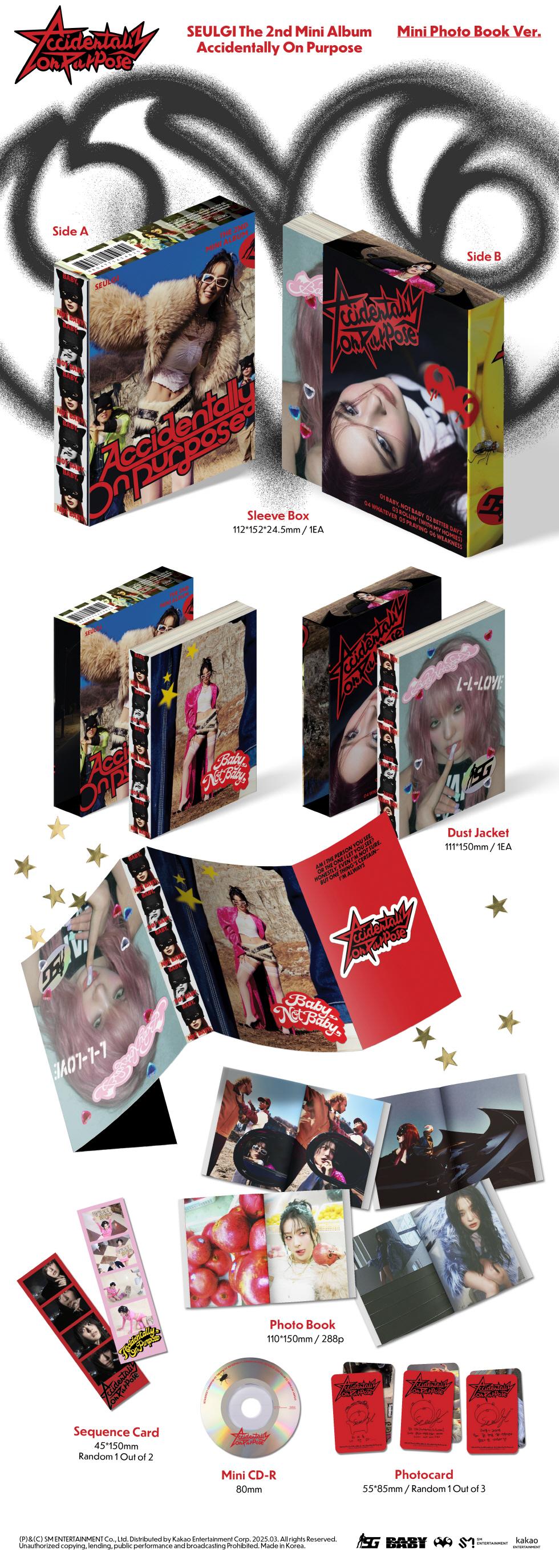 *Album specifications - Sleeve box: 1 type - Dust jacket: 1 type - Photobook: 288p - Mini CD-R: 1 type - Sequence Card: Ra...