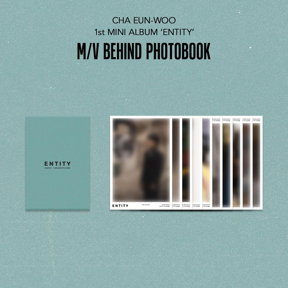 CHA EUN-WOO - [ENTITY] 1st Mini ALBUM M/V BEHIND PHOTOBOOK OFFICIAL MD ...