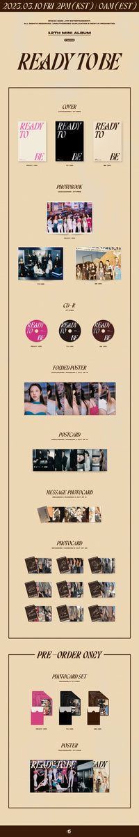 TWICE - [READY TO BE] (12th Mini Album TO Version) – kpopalbums.com