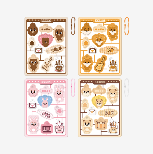 DAY6 - [THE DECADE] (OFFICIAL MD DENIMALZ SECRET SOFT KEYRING KIT