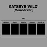 (PRE-ORDER) KATSEYE - [WILD] Album MEMBER 5 Version SET