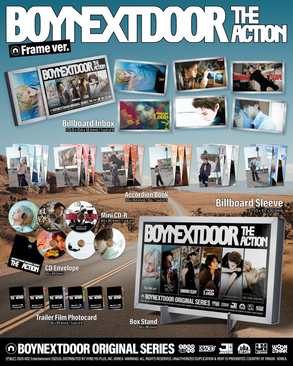 BOYNEXTDOOR - [The Action] 5th EP Album FRAME TAESAN Version