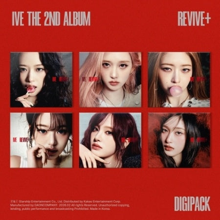 ive ソニーミュージック ソニミュ REVIVE+ 6枚セット IVE - [REVIVE+] 2nd Album DIGIPACK 6 Version SET – kpopalbums.com