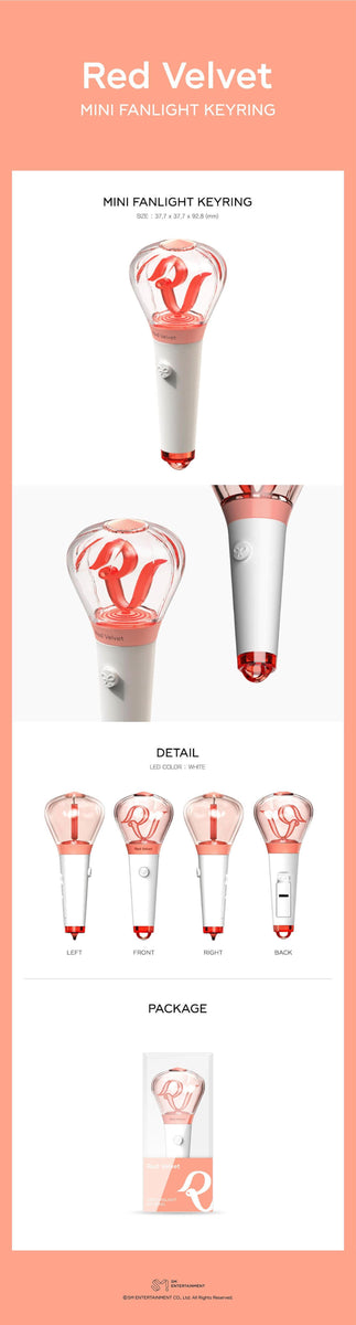 Red Velvet - [MINI FANLIGHT KEYRING] – kpopalbums.com