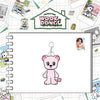 LEE DONG WOOK - [WOOKDONG'S HOME SWEET HOME] MD PINK WOOKDONG PLUSH KEYRING