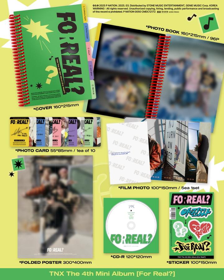 世界の真実　フューチャートゥルース　4BOX TNX - [FOR REAL?] 4th Mini Album – kpopalbums.com