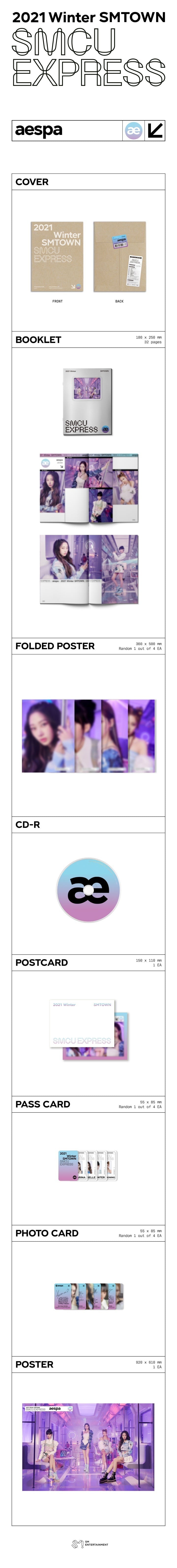 AESPA - [2021 WINTER SMTOWN : SMCU EXPRESS] – kpopalbums.com