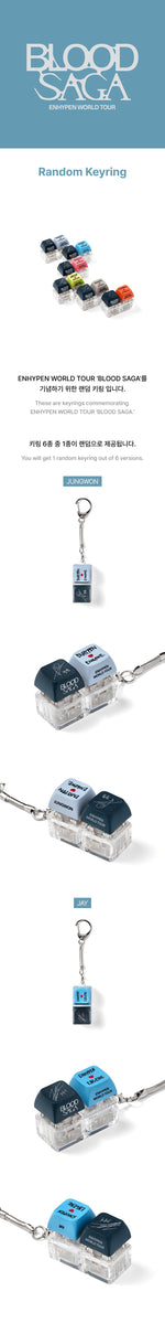 ENHYPEN - [BLOOD SAGA] (WORLD TOUR MD Random Keyring) – kpopalbums.com