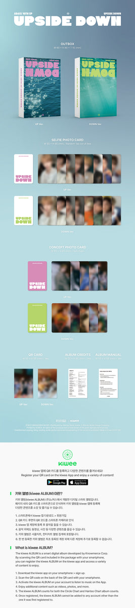 AB6IX 韓国ポップアップ popup ラキドロ　カメラ AB6IX - UPSIDE DOWN | 10TH EP (Photobook Ver.) (2 Version