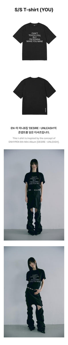 ENHYPEN - [DESIRE : UNLEASH] (OFFICIAL MD S/S T-shirt (YOU