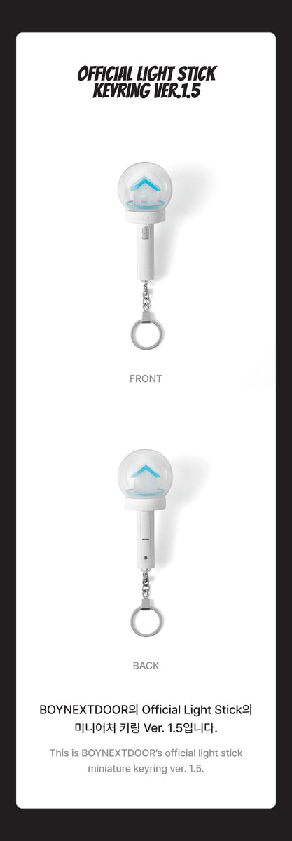 BOYNEXTDOOR - [Official Light Stick Keyring Ver.1.5] – kpopalbums.com