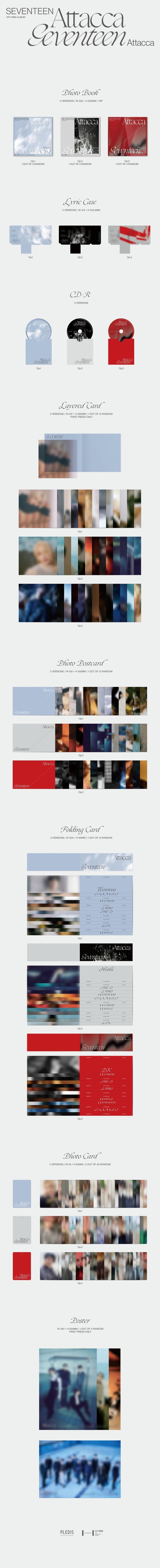 SEVENTEEN - [Attacca] (9th Mini Album Op.1) – kpopalbums.com