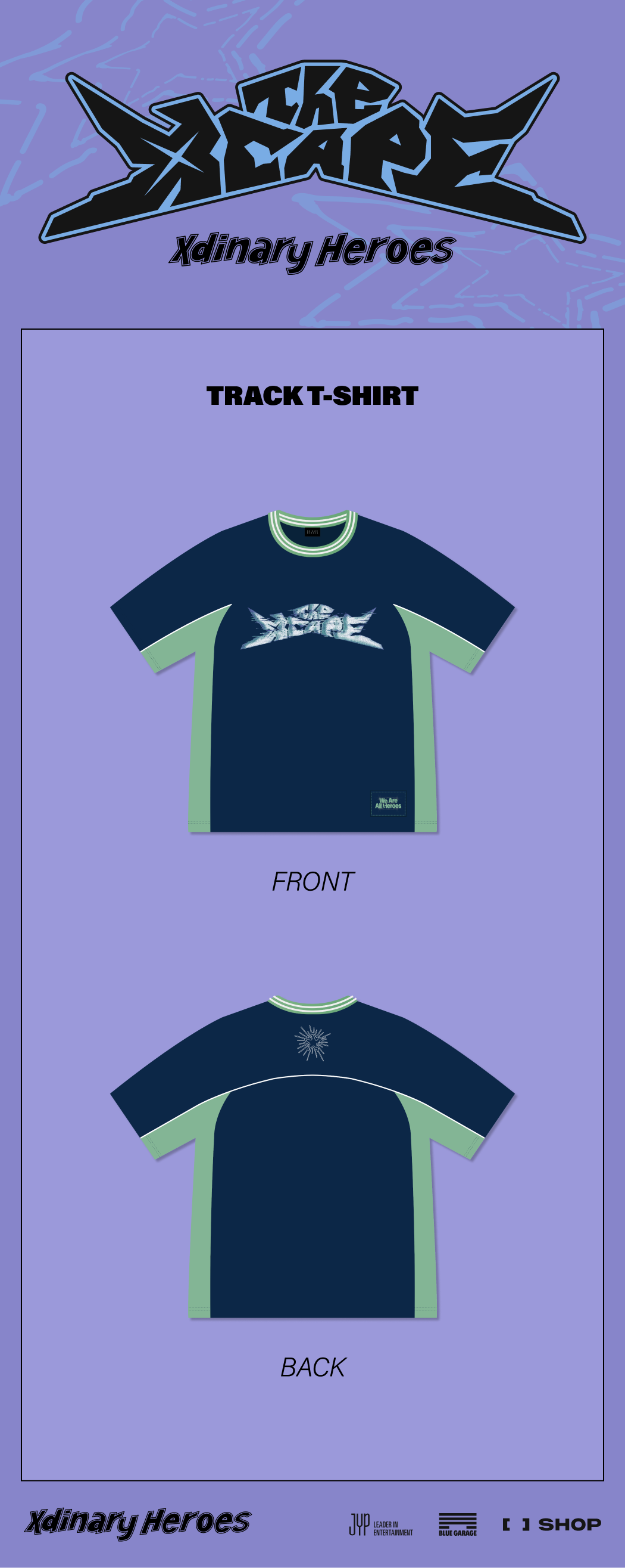 Xdinary Heroes Overture Tシャツ Xdinary Heroes - T-Shirt [Concert Closed Beta : v6.4