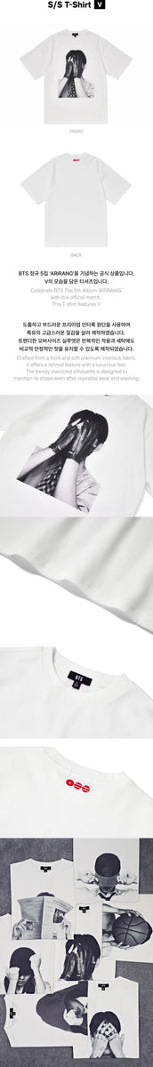 BTS - [ARIRANG] 5th Album OFFICIAL MD S/S T-Shirt (V) (releasing