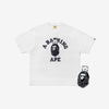 Stray Kids - [BAPE X Stray Kids] MD Jiniret COLLEGE TEE M + METAL PINS (BLACK) SET
