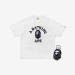 (PRE-ORDER) Stray Kids - [BAPE X Stray Kids] MD Jiniret COLLEGE TEE M + METAL PINS (BLACK) SET