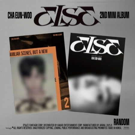 Cha Eun-woo サイン入りアルバム CHA EUN-WOO (ASTRO) - [ELSE] 2nd Mini Album 2 Version SET