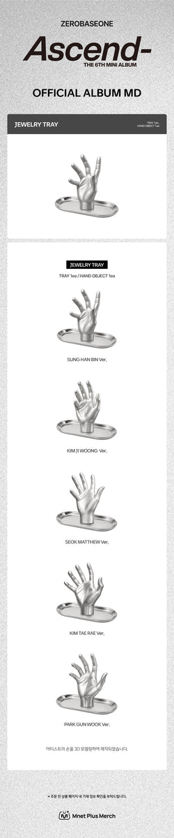 ZEROBASEONE - [Ascend-] (6th Mini Album OFFICIAL MD JEWELRY TRAY