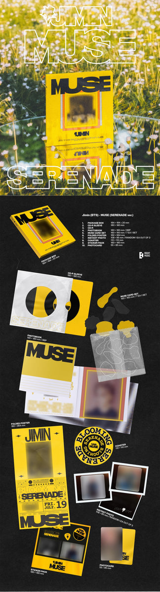 JIMIN (BTS) - [MUSE] 3 Version SET – kpopalbums.com