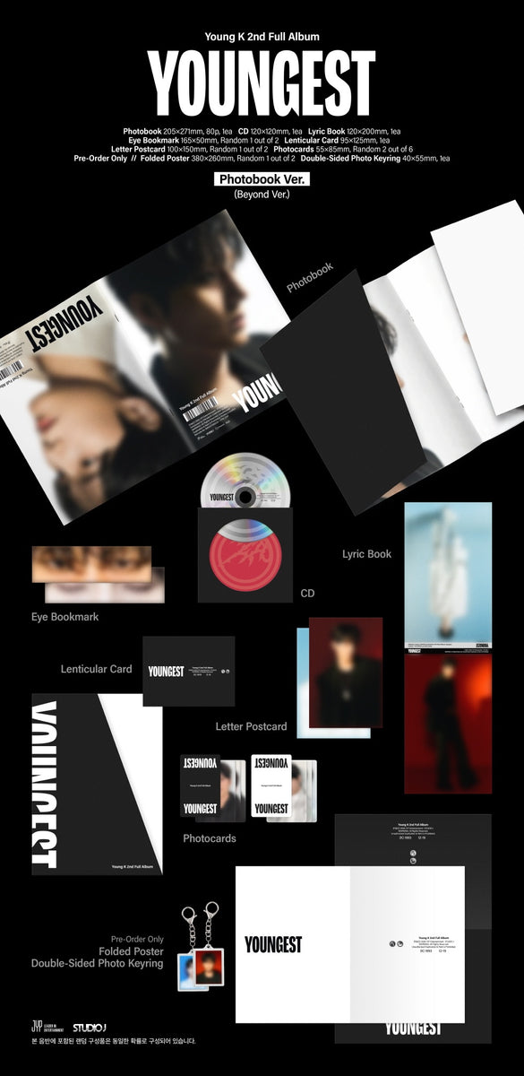 YOUNG K (DAY6) - [YOUNGEST] 2nd Full Album PHOTOBOOK BEYOND