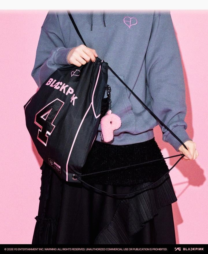 blackpink バッグ BLACKPINK - [JUMP POPUP] (OFFICIAL MD UNIFORM STRING BACKPACK