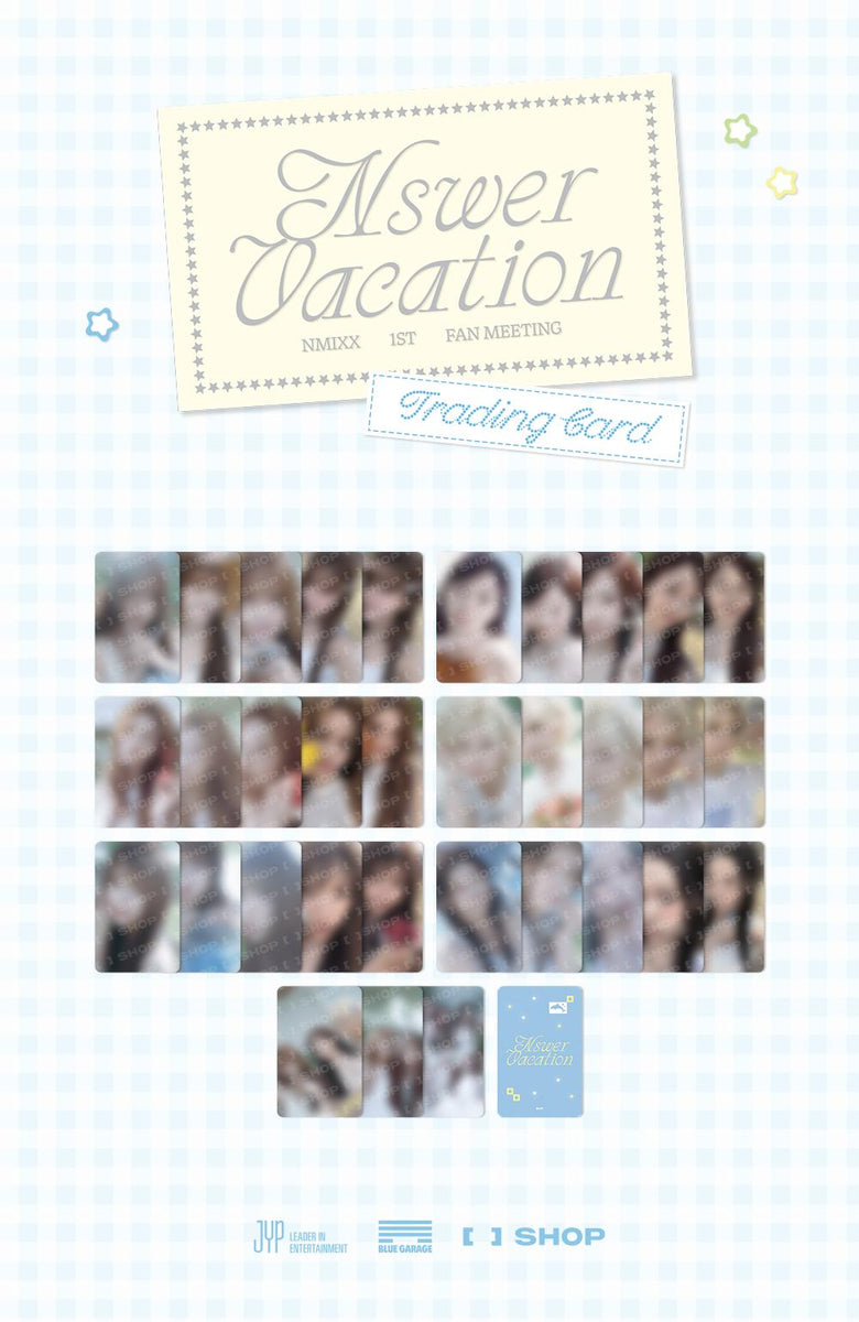 NMIXX - [NSWER VACATION] FANMEETING MD TRADING CARD – kpopalbums.com