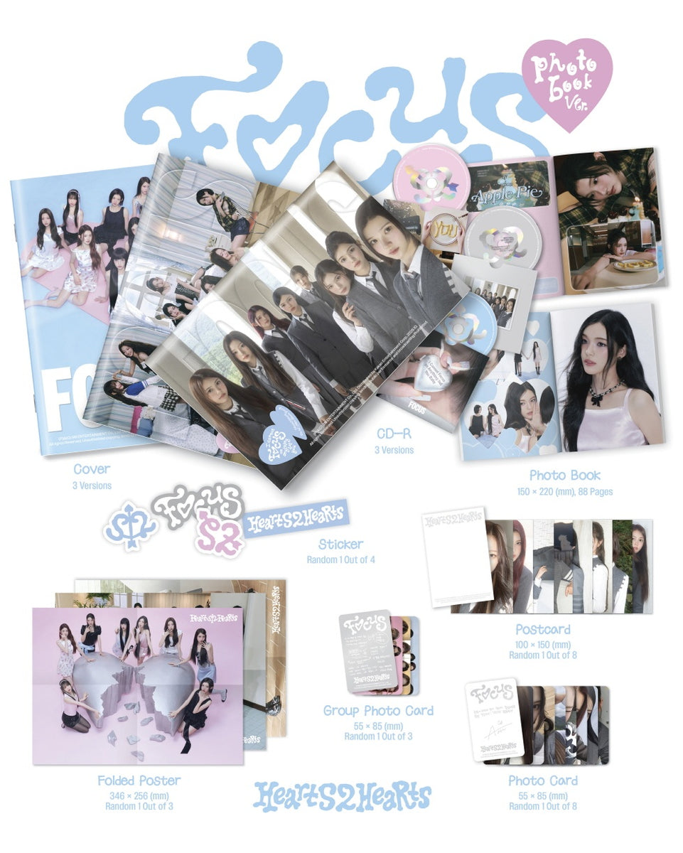 HEARTS2HEARTS - [FOCUS] 1st Mini Album PHOTOBOOK B Version