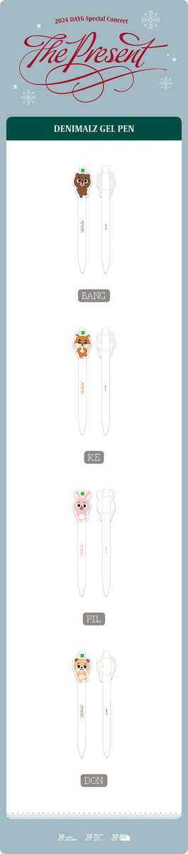 day6 デニマルズ　2024 PIL DAY6 - [2024 The Present] OFFICIAL MD DENIMALZ GEL PEN