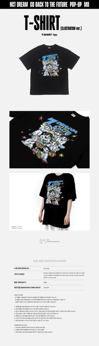 nct dream TIME RIDERS ポップアップ md Tシャツ NCT DREAM - [TIME RIDERS] POP-UP OFFICIAL MD T-SHIRT