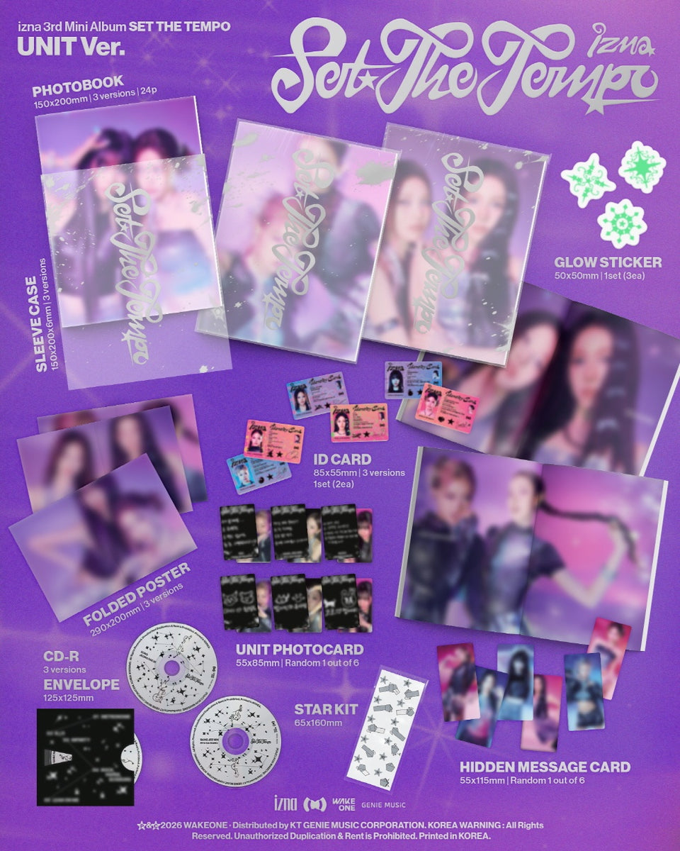 izna - [SET THE TEMPO] 3rd Mini Album UNIT A Version – kpopalbums.com