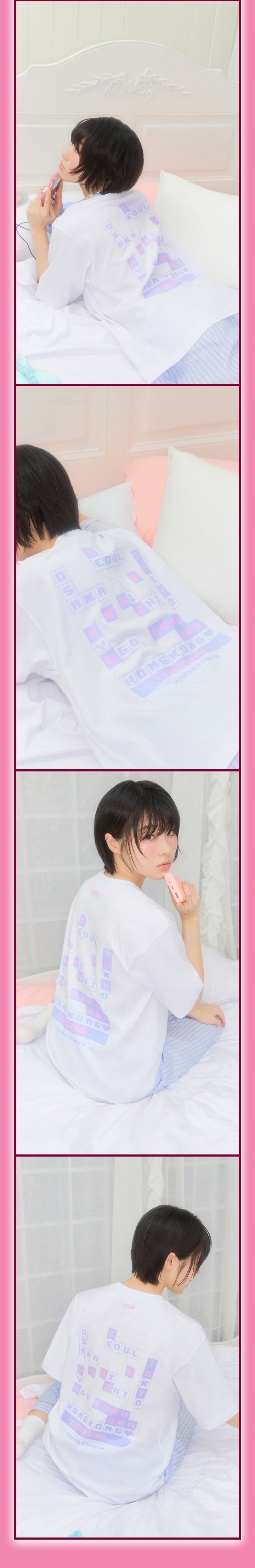 ILLIT - [PRESS START♥] (LIVE TOUR MD S/S T-Shirt) – kpopalbums.com