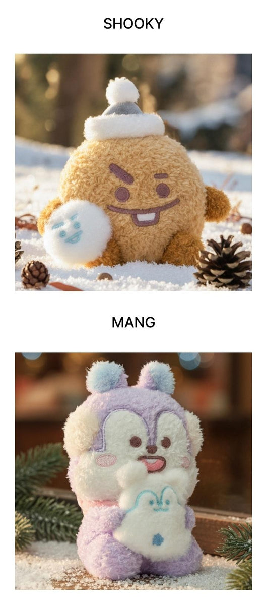 BTS - [BT21] DECEMBER OFFICIAL MD Snowman Plush – kpopalbums.com