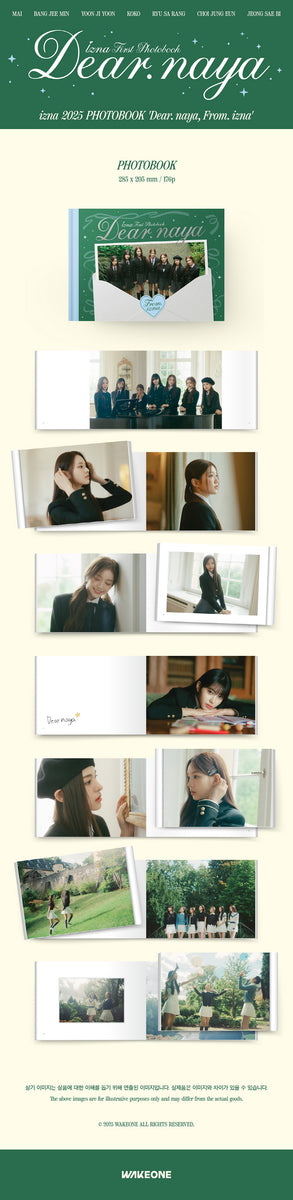 イェナ photobook Amazon.com: [KPOPMERCH POB] izna 2025 PHOTOBOOK [Dear. naya