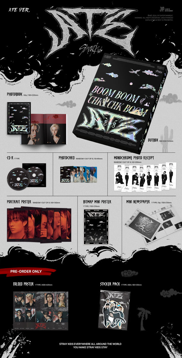 STRAY KIDS - [ATE] Mini Album LIMITED ATE Version – kpopalbums.com