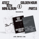 (PRE-ORDER) ATEEZ - [GOLDEN HOUR : PART.6] 15th Mini Album POCAALBUM RANDOM Version