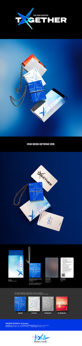 TXT TOGETHER ミニブックキーリング　ヨンジュン　afterglow TXT - [THE STAR CHAPTER : TOGETHER] MINI BOOK KEYRING