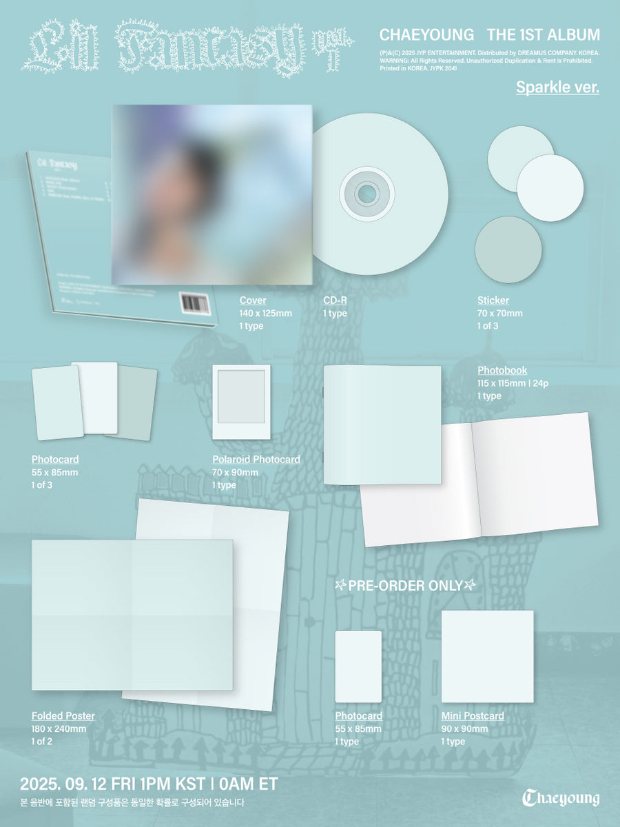 CHAEYOUNG (TWICE) - [LIL FANTASY VOL.1] 1st Album DIGIPACK SPARKLE