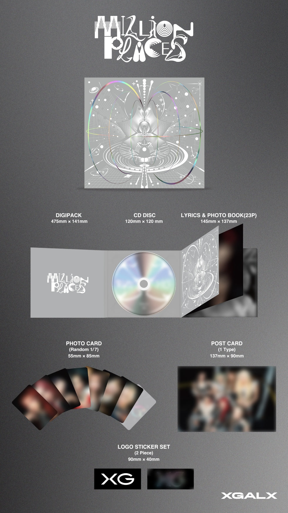 XG - [MILLION PLACES] Album – kpopalbums.com
