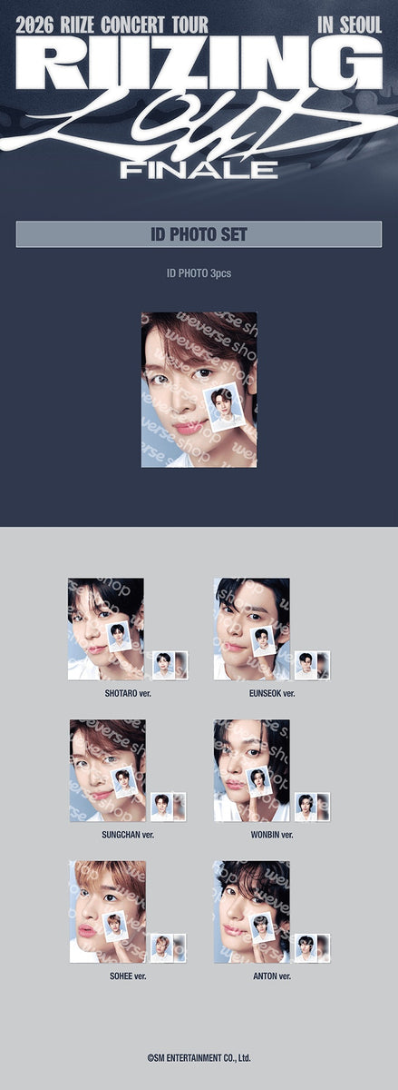 RIIZE - [RIIZING LOUD] CONCERT TOUR FINALE IN SEOUL MD ID PHOTO