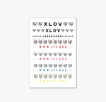 (PRE-ORDER) XLOV - [Serving-X] ASIA TOUR IN SEOUL OFFICIAL MD NAIL STICKERS