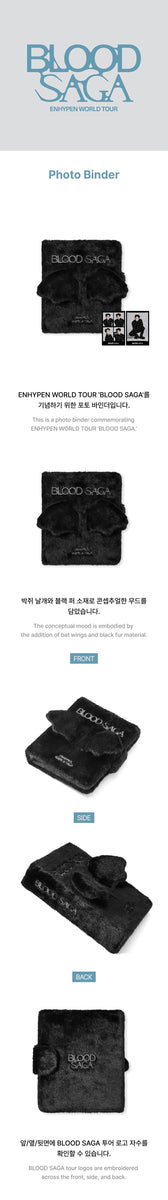 ENHYPEN - [BLOOD SAGA] (WORLD TOUR MD Photo Binder) – kpopalbums.com