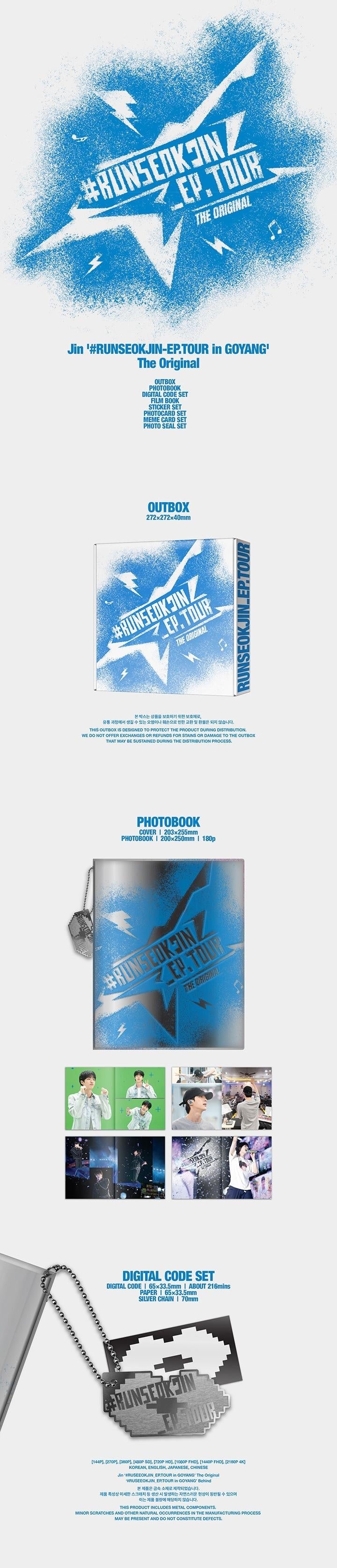 Jin - [#RUNSEOKJIN_EP.TOUR IN GOYANG] The Original – kpopalbums.com