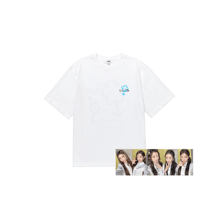 GLITTER DAY in Seoul　ILLIT公式　トレカ　Tシャツ特典 ILLIT Glitter Day in ソウル T-SHIRT Tシャツ 特典 フォトカード