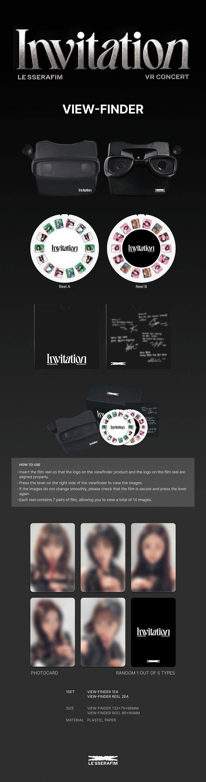 LE SSERAFIM - [VR CONCERT：INVITATION] (OFFICIAL MD View Finder