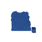 CLOSE YOUR EYES - [SNOWY SUMMER] OFFICIAL MD CANDLE BLUE