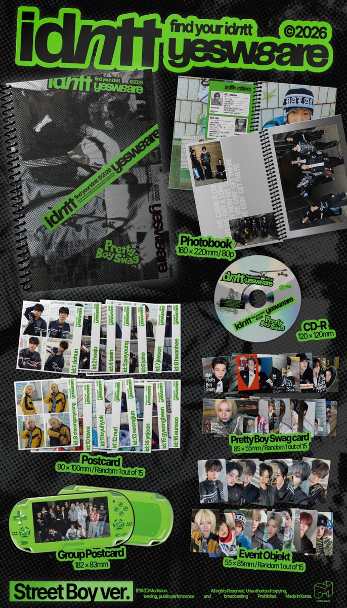 idntt - [YESWEARE] Mini Album 2 Version SET – kpopalbums.com
