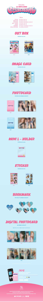 RESCENE - [SCENEDROME] 1st Mini Album PLVE 2 Version SET